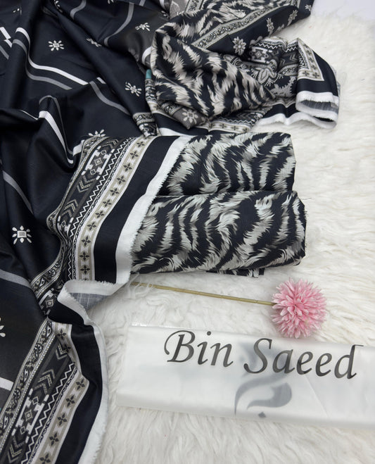 3pc Khaddar Bin Saeed-FF008