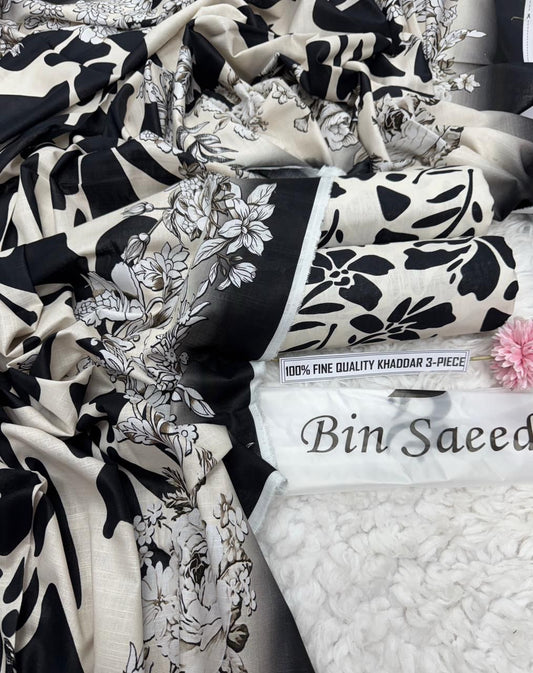 3pc Khaddar Bin Saeed-FF024