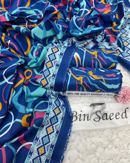 3pc Khaddar Bin Saeed-FF026