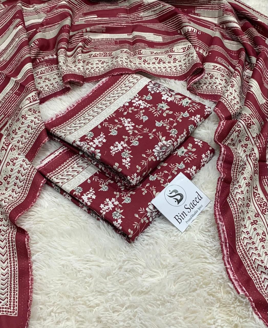 3pc Khaddar Bin Saeed-AH027