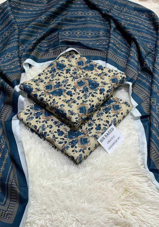 3pc Khaddar Bin Saeed-AH032