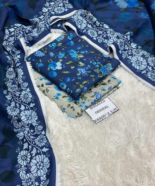 3pc Khaddar Bin Saeed-AH033