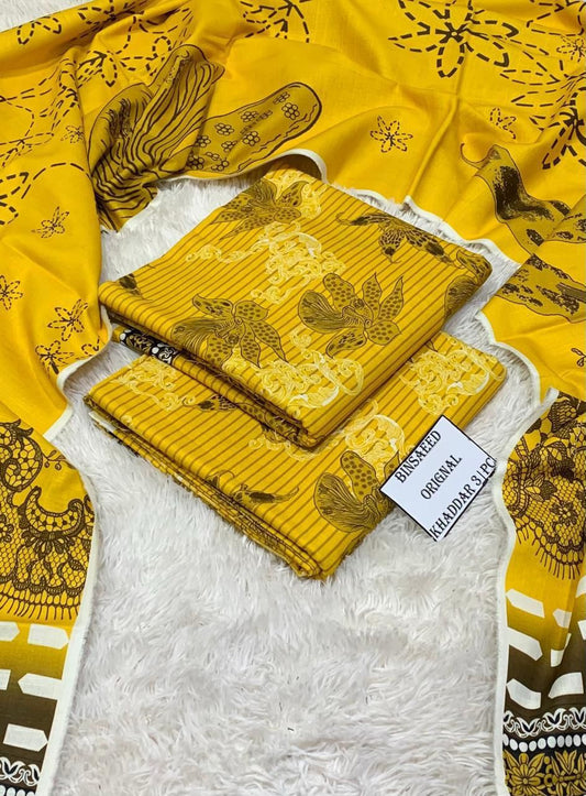 3pc Khaddar Bin Saeed-AH037