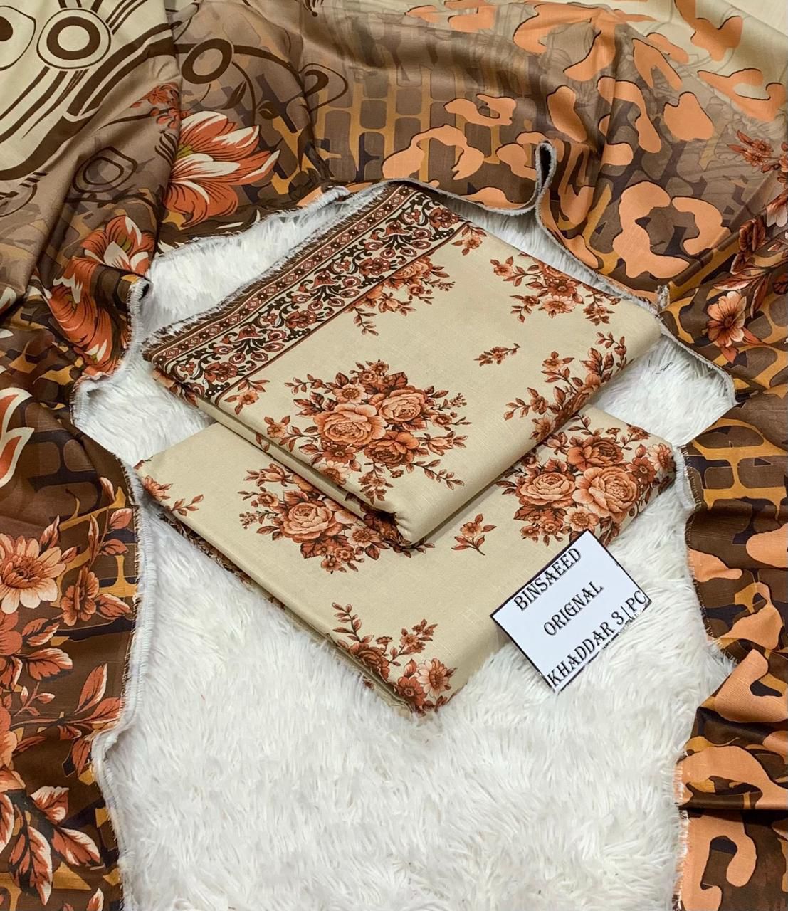 3pc Khaddar Bin Saeed-AH038