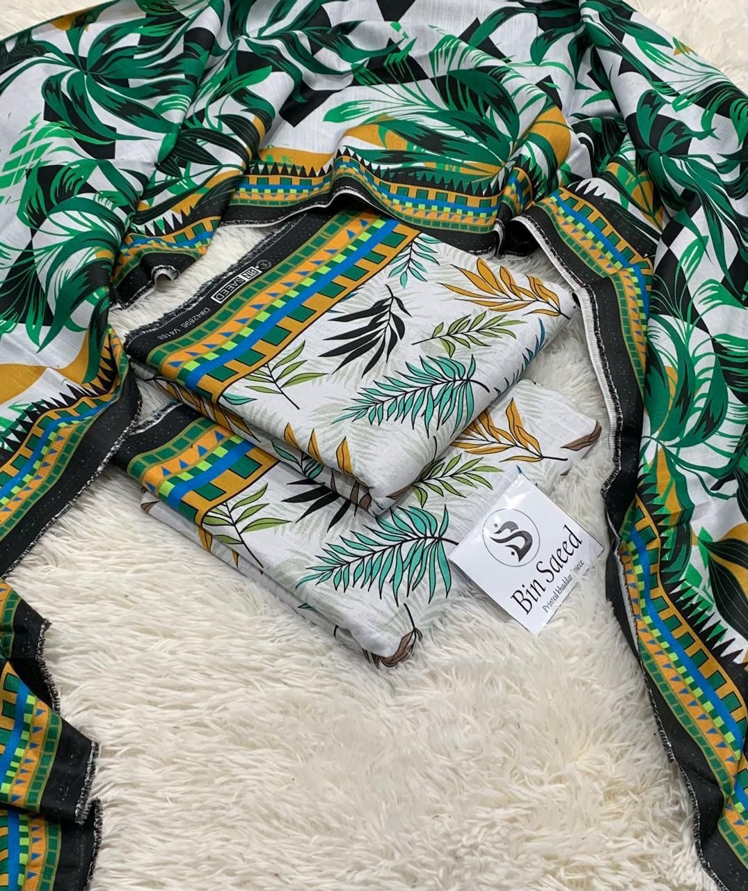 3pc Khaddar Bin Saeed-AH042