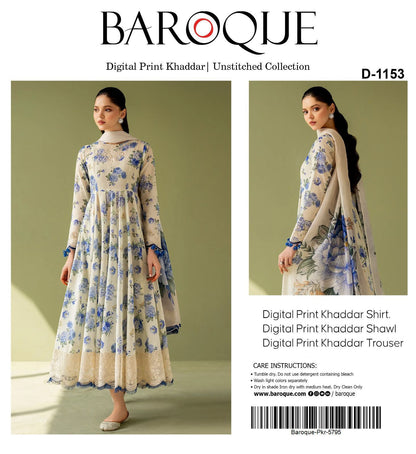 3pc Khaddar Baroque-ZI001