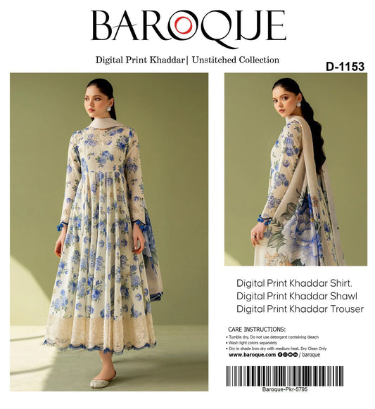 3pc Khaddar Baroque-ZI001