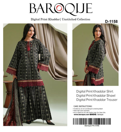 3pc Khaddar Baroque-ZI007