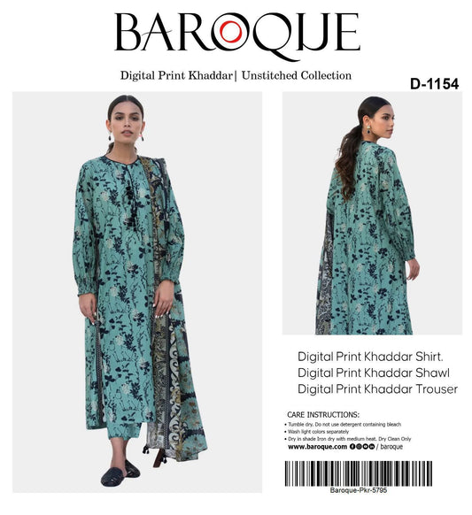 3pc Khaddar Baroque-ZI009
