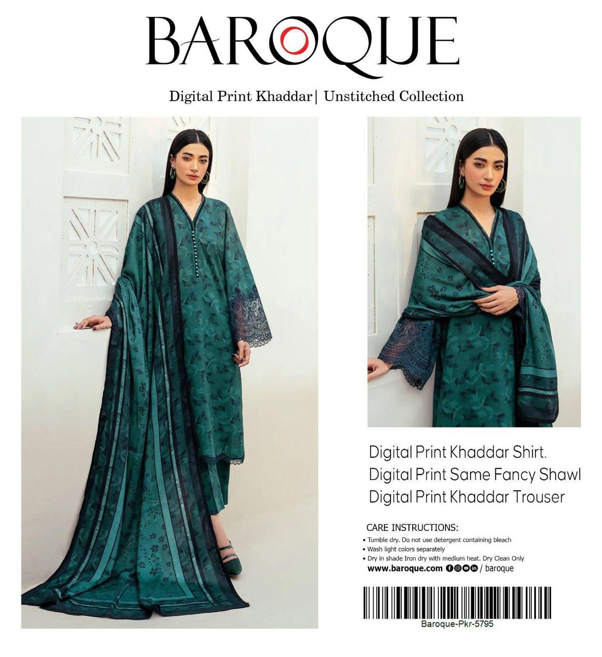 3pc Khaddar Baroque-ZI013