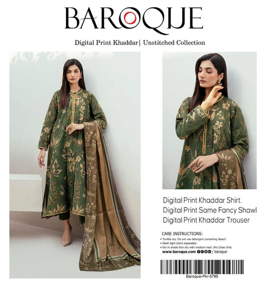 3pc Khaddar Baroque-ZI016