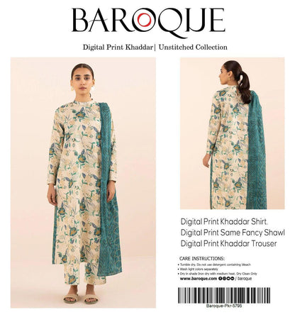 3pc Khaddar Baroque-ZI017