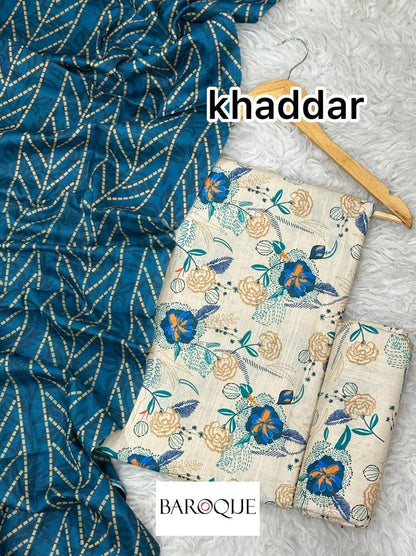 3pc Khaddar Baroque-ZI017