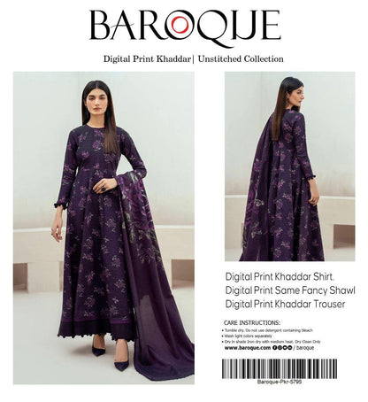 3pc Khaddar Baroque-ZI018
