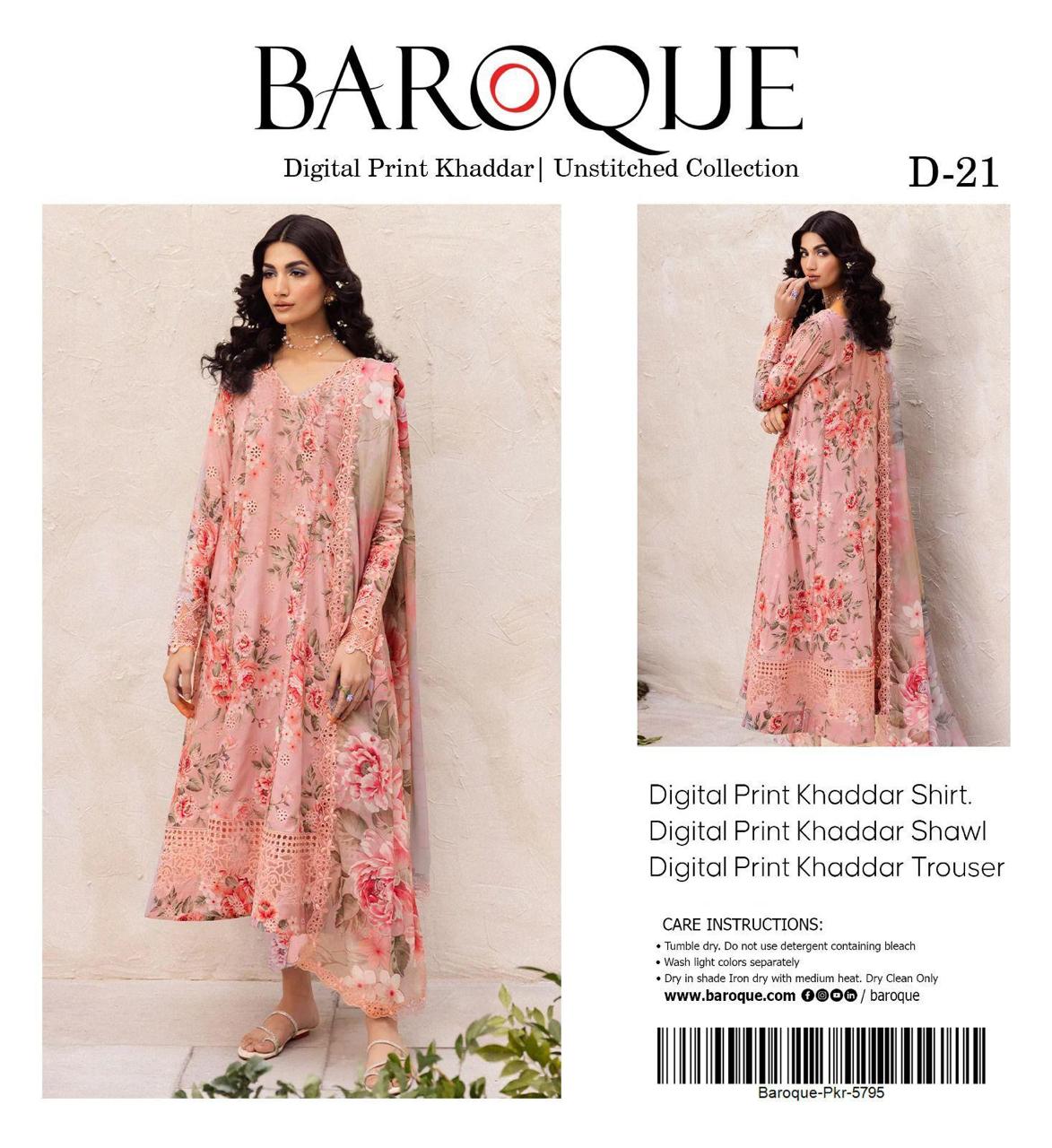 3pc Khaddar Baroque-ZI022