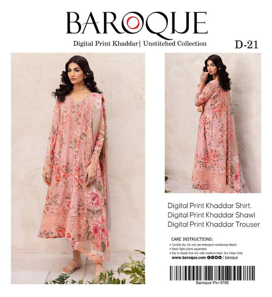 3pc Khaddar Baroque-ZI022