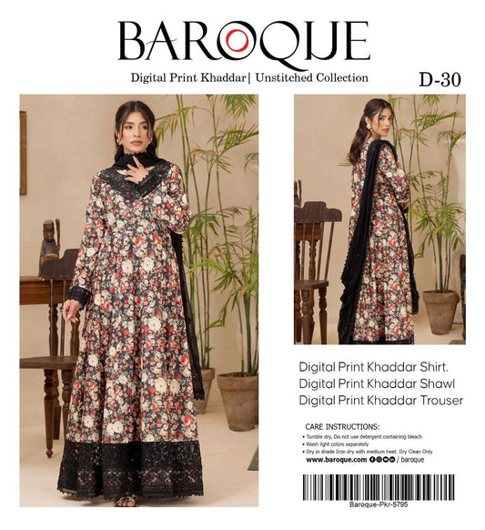 3pc Khaddar Baroque-ZI024