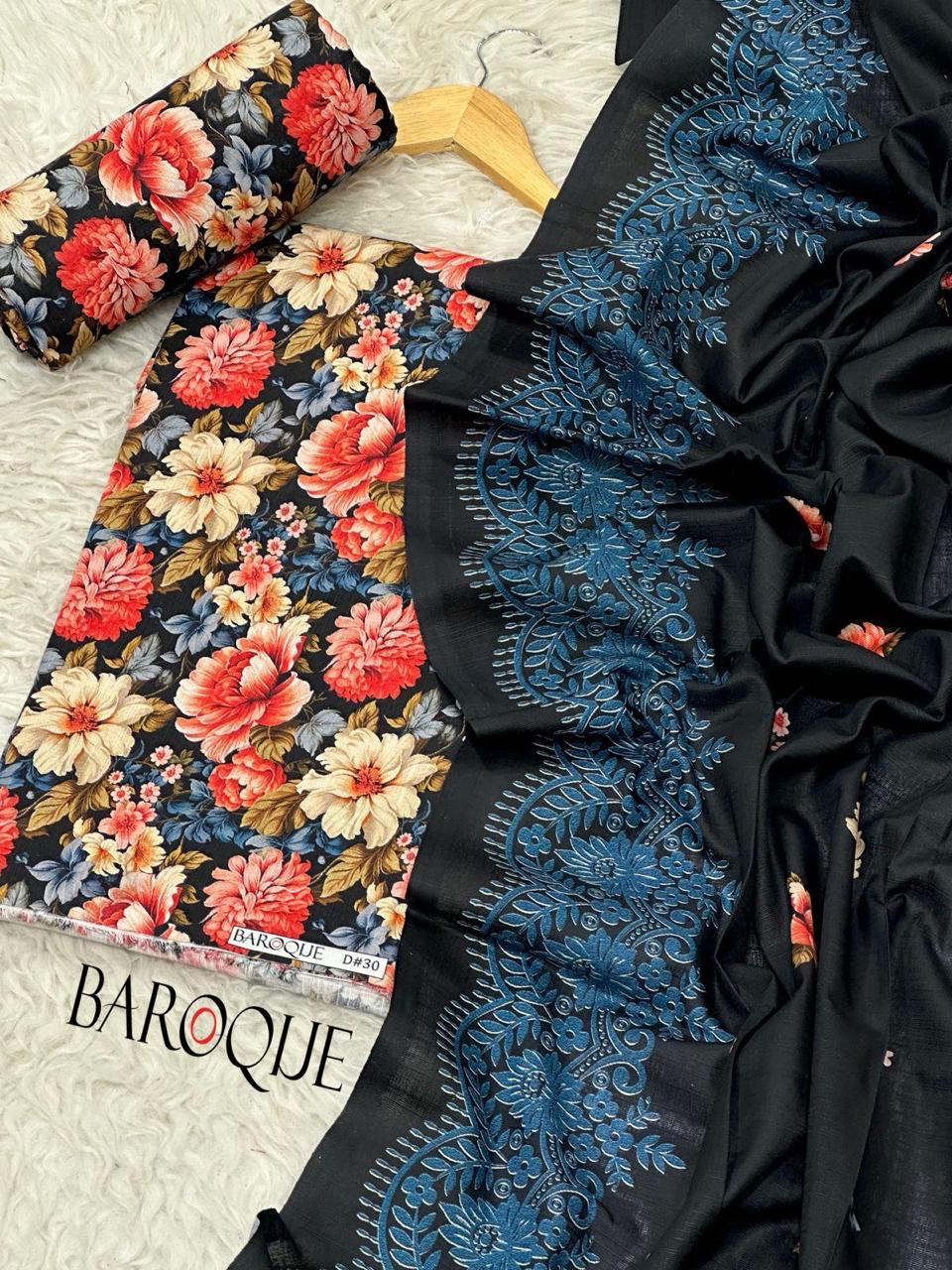 3pc Khaddar Baroque-ZI024