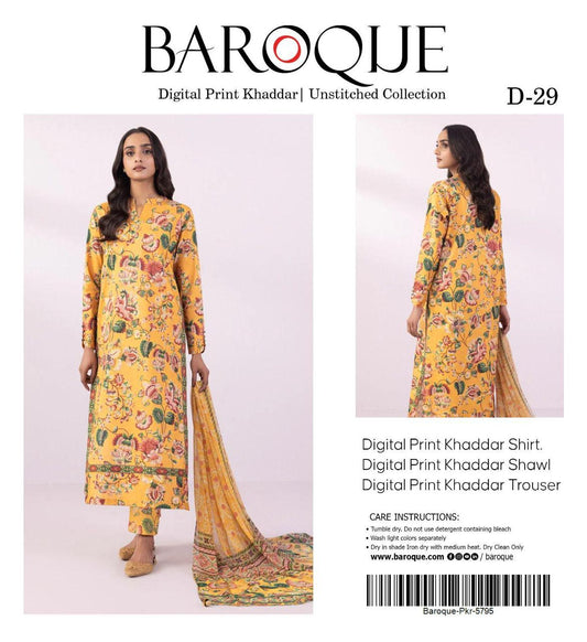 3pc Khaddar Baroque-ZI025