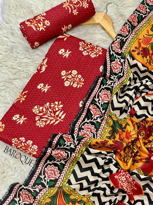 3pc Khaddar Baroque-ZI026