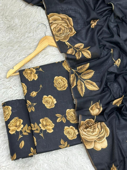 3pc Khaddar Alkaram-ZI007