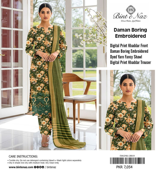 3pc Khaddar Bint e Naaz-ZI002