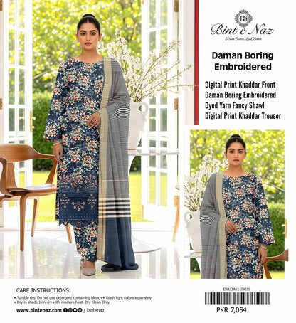 3pc Khaddar Bint e Naaz-ZI004