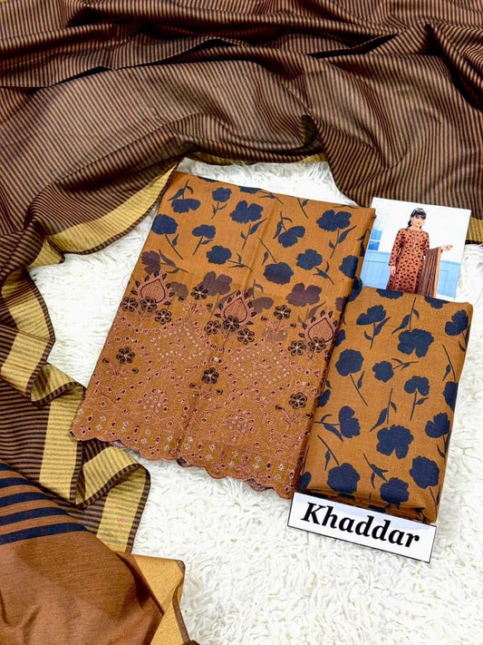 3pc Khaddar Bint e Naaz-ZI005