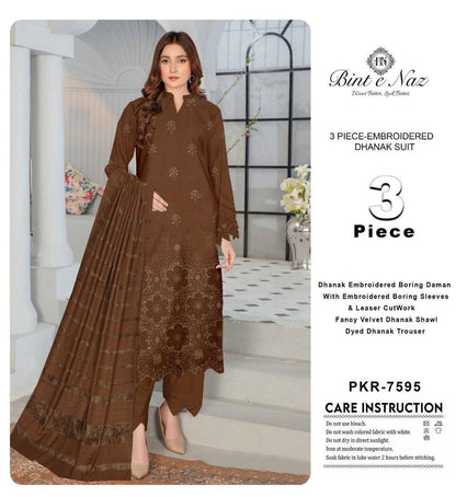 3pc Dhanak Bint e Naaz-ZI011