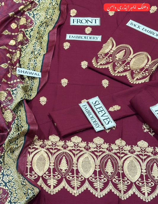 3pc Dhanak Bareeze-AI004