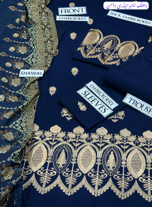 3pc Dhanak Bareeze-AI007