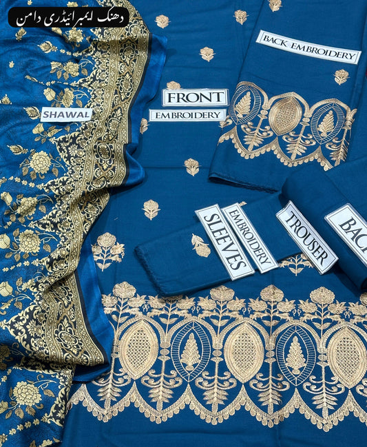 3pc Dhanak Bareeze-AI006